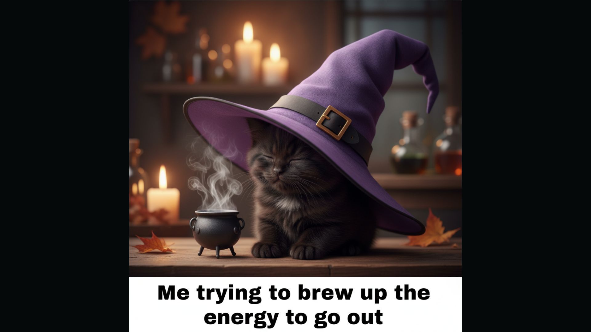 Me trying to go out on Halloween